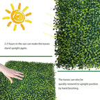 ODTORY Artificial Boxwood Roll Panels: 40 X 160 in UV-Anti Artificial Ivy - Image 5
