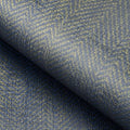 FunStick Gold Navy Blue Grasscloth Wallpaper Peel and Stick Wallpaper Textured by FunStick