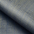 FunStick Gold Navy Blue Grasscloth Wallpaper Peel and Stick Wallpaper Textured by FunStick