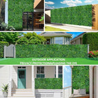 Grooy Grass Wall, Artificial Boxwood Panels 20"x20", Privacy Hedge Fence Screen - Image 7