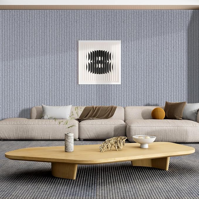 5 Pack Acoustic Panels, 47.2 x 23.6 x 0.35 Inch Sound Proof Panels - Image 5