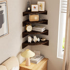 Alsonerbay Corner Shelf Wall Mount, Floating Shelves - Image 2