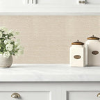Grasscloth Peel and Stick Wallpaper Beige Contact Paper 15.7inch x 196.8inch - Image 4
