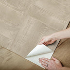 RoomMates Taupe Dimensional Square Plaster Peel and Stick Wallpaper, RMK12681PLW - Image 6