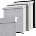 SUNOFF No Drill Tools Cordless Blackout Roller Shades Blinds by SUNOFF