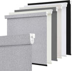 SUNOFF No Drill Tools Cordless Blackout Roller Shades Blinds by SUNOFF