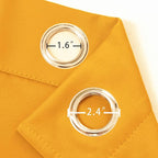 LEMOMO Blackout Curtains 66 x 95 inch/Yellow Curtains Set of 2 Panels/Thermal - Image 6