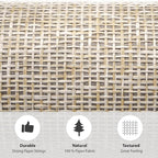 Ansehan Wallcovering W030105 Envy Collection 36" W x 8 Yard L, Natural Paper - Image 5