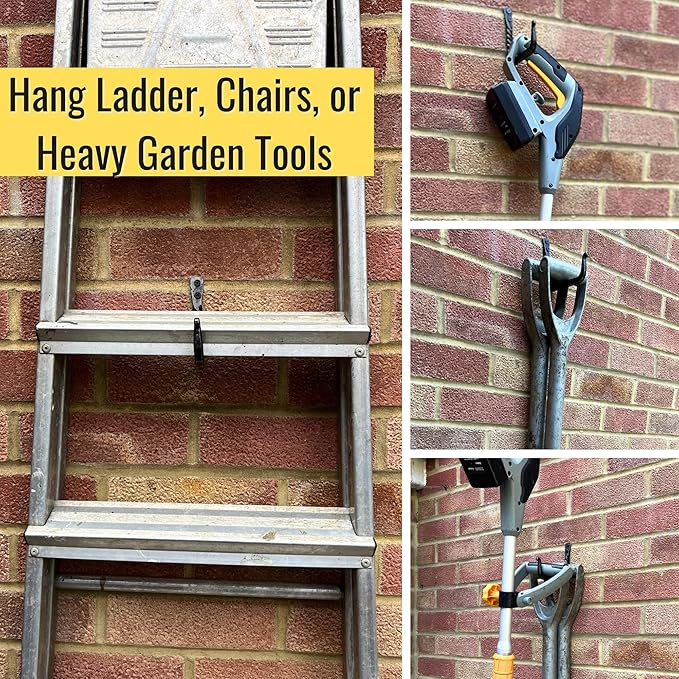Unique Hand Crafted Pair of 2 Wall Hooks. Real Heavy Duty 50kgs Tested Wall - Image 4