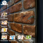 IZODEKOR 3D Wall Panels Brick Effect - Image 3