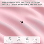 XiDi Light Pink Curtains for Bedroom, Girls Room Blackout Curtains, Kids Room - Image 4