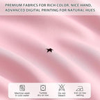 XiDi Light Pink Curtains for Bedroom, Girls Room Blackout Curtains, Kids Room - Image 4
