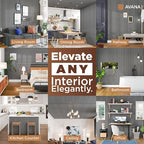 Avana Acoustic Wood Wall Panels – 93.2x11.25 Inch Panels – Fits 94x12 Layout – - Image 3