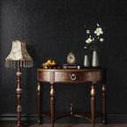 Abyssaly Black Textured Wallpaper Peel and Stick - Image 8