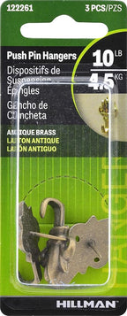 Hillman 122261 Fleur De Lis Push Pin Hanger - Image 2