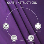 LEMOMO Purple Thermal Blackout Curtains/42 x 95 Inch/Set of 2 Panels Room - Image 4