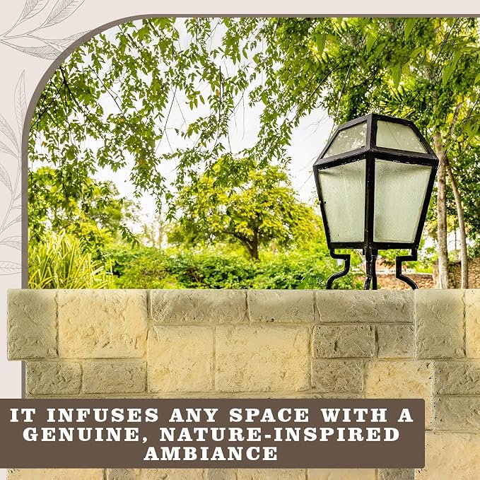 2 Pack PU Stone Faux Wall Panels Outdoor, 44.5"w×30.7"h Rock Exterior Faux Wall - Image 5
