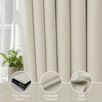 FMFUNCTEX 100% Blackout Curtains - Image 5