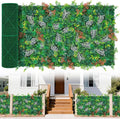 Artificial Grass Wall Roll Panels, Faux Boxwood Green Wall Decor by EverNature