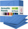 Acoustic Panels 12-Pack Soundproof Wall Panels 12"x12"x0.4" Decorative Sound by EkkogoAcousticPanels