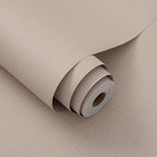 Haimin Fabric Wallpaper Textured Contact Paper Peel and Stick Faux Linen Wall by HaiminHomeDecorWallpaper