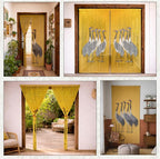 Five Cranes Beaded Bamboo Curtain 35.4" x 78.7" - Image 6