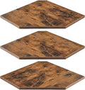 SUYU Set of 3 Floating Corner Shelves, 11.8" Rustic Wood Corner Shelf Wall by SUYU