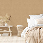 TANONE Dark Coffee Linen Wallpaper Self-Adhesive- Grasscloth Contact Paper Peel - Image 6