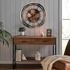 CLXEAST 21 Inch Moving Gear Wall Clock - Image 4