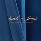 NICETOWN Royal Blue 96 inch Velvet Curtains - Image 5