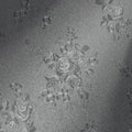 Erfoni 197"x17.7" Gray Peel and Stick Wallpaper Thicken Flower Embossed by Erfoni