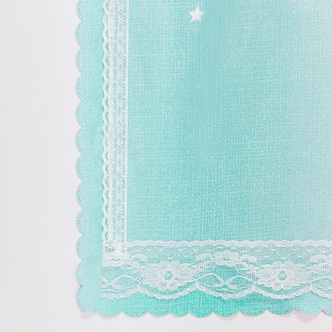 XiDi Curtains for Bedroom Decor, Rainbow PinkPuGreen-34-96 - Image 9