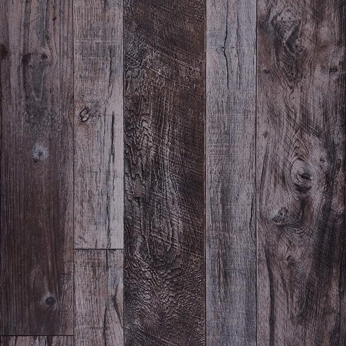 WENMER Grey Wood Peel and Stick Shiplap Self Adhesive Wallpaper by WENMER