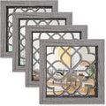Set of 4 Boho Wall Mirrors by HMANGE