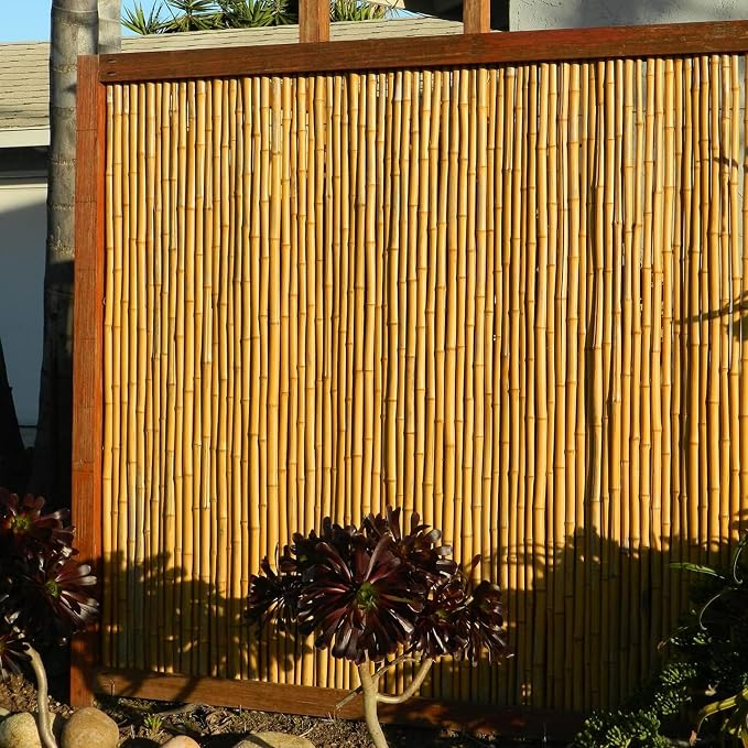 FOREVER BAMBOO Natural Bamboo Fencing Decorative Rolled Fence Panel 0.75 in D x - Image 3