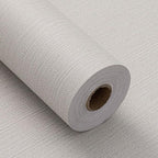 Haimin Fabric Wallpaper Textured Contact Paper Peel and Stick Faux Linen Wall by HaiminHomeDecorWallpaper