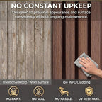From Plain to Beautiful in Hours WPC Exterior Wall Slat Panels Waterproof - Image 6