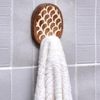 Indian Shelf 6 Lb- 3 Pieces Decorative Wood Adhesive Wall Hooks–Boho Peel and - Image 7