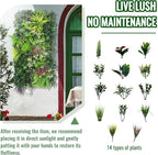 ODTORY Artificial Hedge Grass Wall Panel: 40" x 20" UV-Anti Faux Boxwood Ivy - Image 5