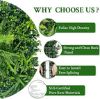 ODTORY Artificial Grass Wall Backdrop Panels Roll: 48X120 in UV-Anti Greenery - Image 3