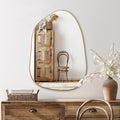 PERFNIQUE Irregular Wall Mirror Asymmetrical Mirror, Decorative Modern Wall by PERFNIQUE