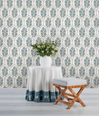 NuWallpaper x Society Social Floral Bazaar Green and Blue Peel and Stick - Image 3