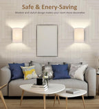 FINCMY Battery Operated Wall Sconces Set of Two, 18 RGB Colors Stick on Wall - Image 8
