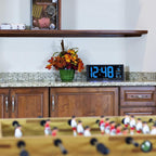 AcuRite 75152M Oversized Blue LED Clock - Image 4