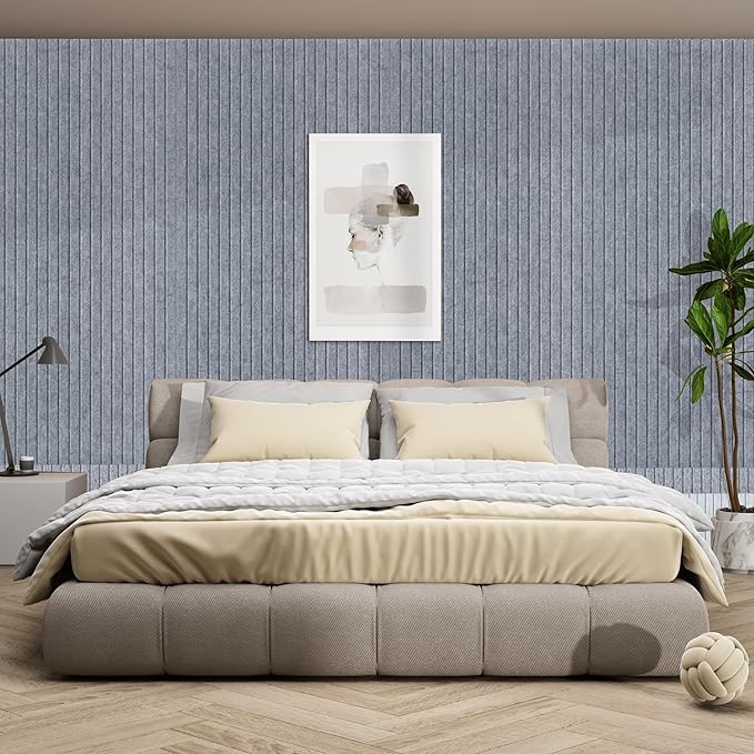 10 Pack Large Acoustic Panels, 47.2 x 23.6 x 0.35 Inch Sound Proof Foam Panels - Image 6
