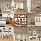 Avana Acoustic Wood Wall Panels – 93.2x11.25 Inch Panels – Fits 94x12 Layout – - Image 3