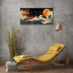 Suconvng Colorful Canvas Art Wall Decor Painting Picture Modern Boho Abstract - Image 2