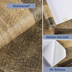 WESTICK Wood Peel and Stick Wallpaper Rustic Butcher Block Contact Paper - Image 6