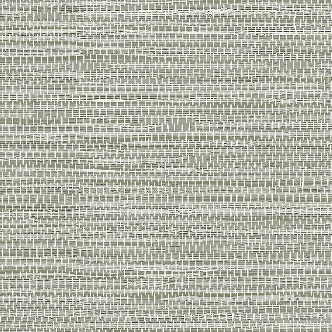 JiffDiff Grasscloth Wallpaper Peel and Stick Cream Grassweave Stick on by wallpaper