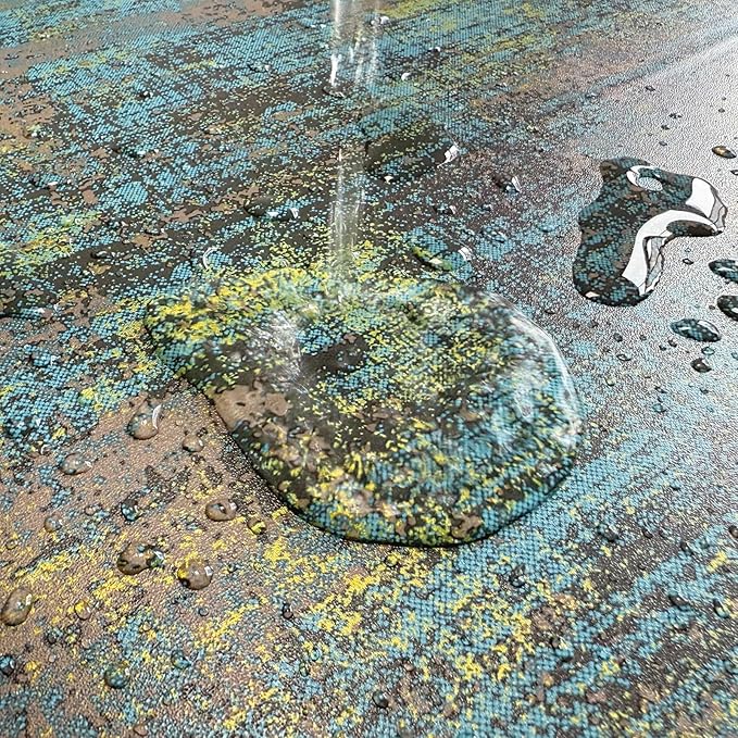 JiffDiff Vintage Metallic Peel and Stick Wallpaper Industrial Metallic Concrete - Image 5